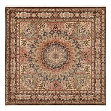 Perser Rug - Tabriz - Royal - 263 x 252 cm - dark beige