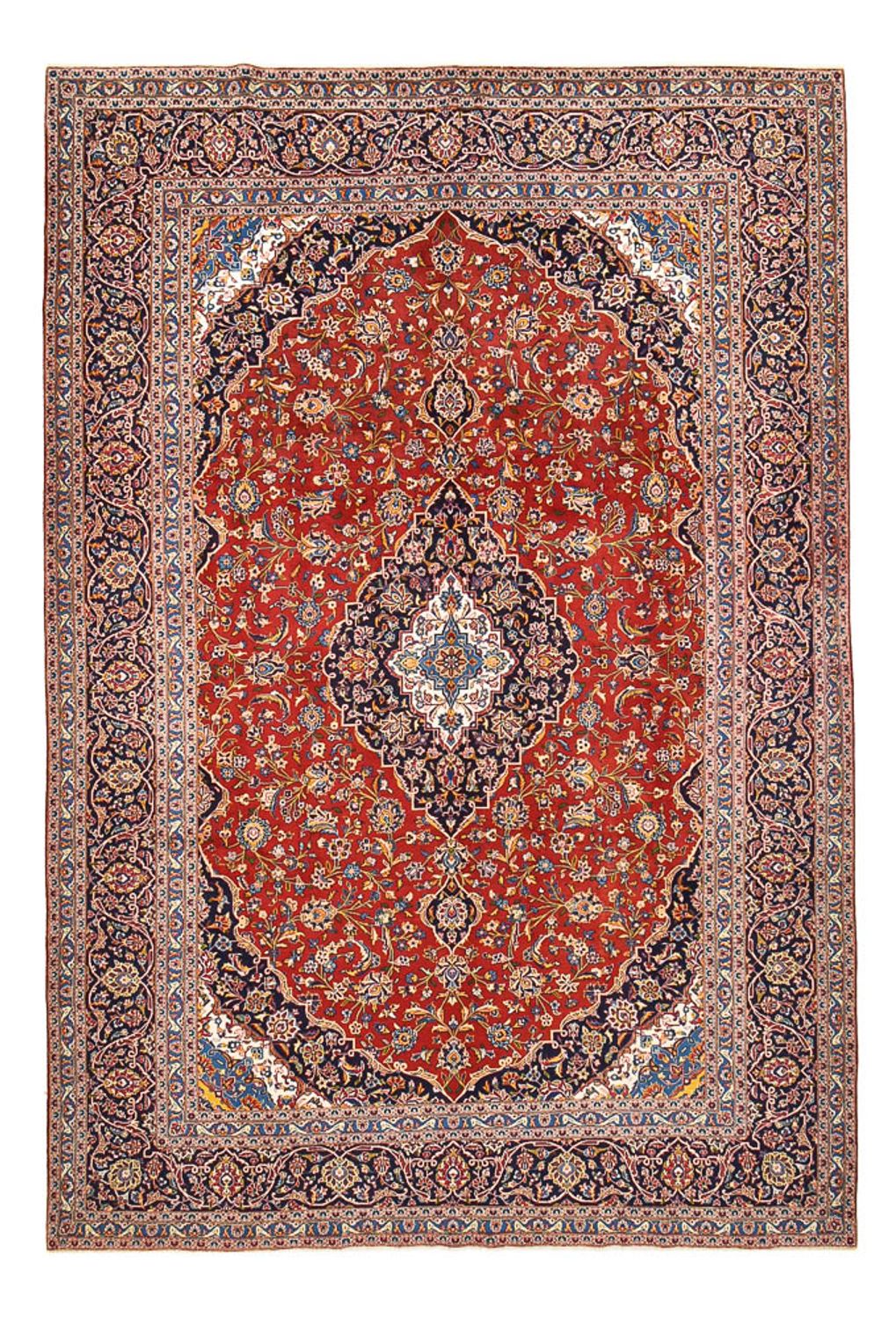 Perser Rug - Keshan - 422 x 290 cm - red