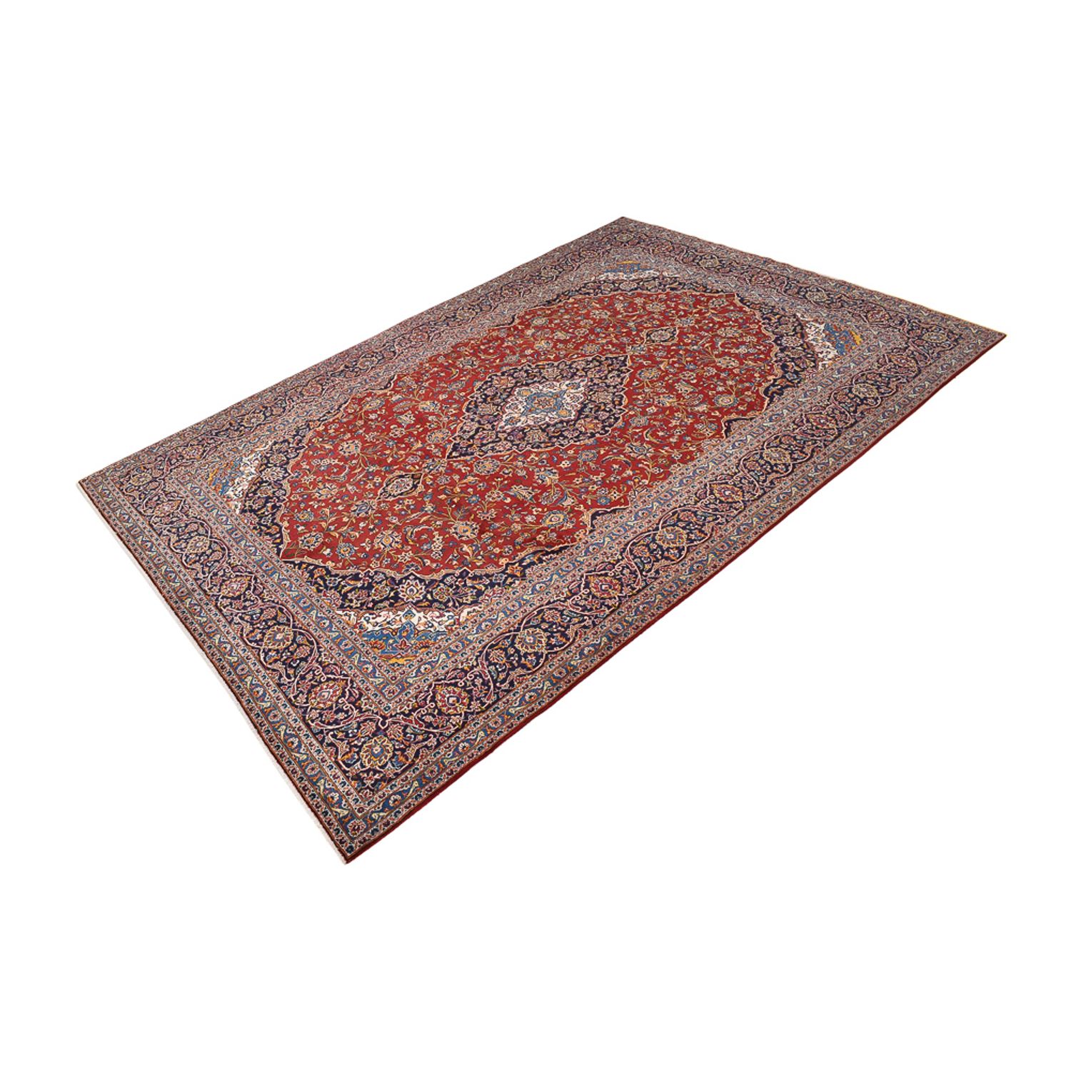 Perser Rug - Keshan - 422 x 290 cm - red