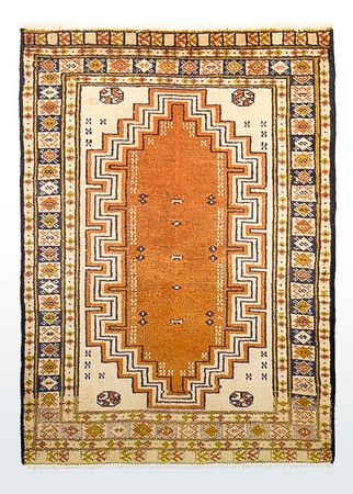 Turkaman Rug - 86 x 56 cm - multicolored