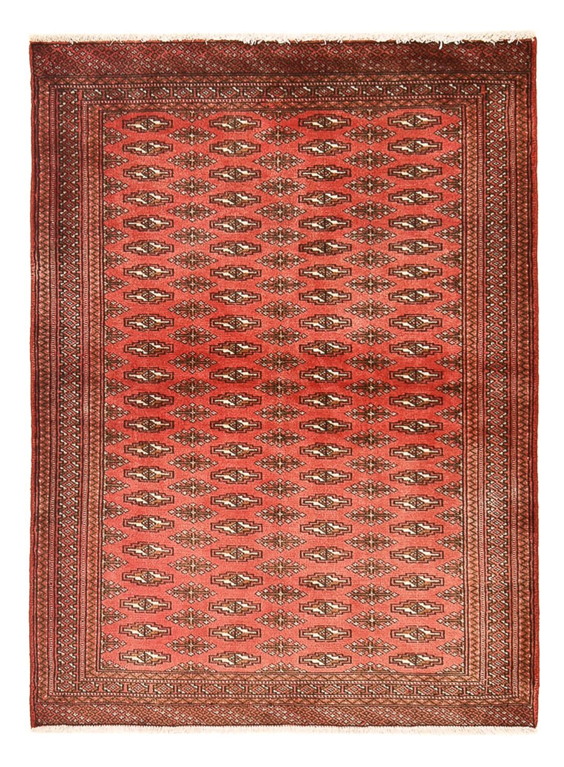 Turkaman Rug - 140 x 104 cm - red