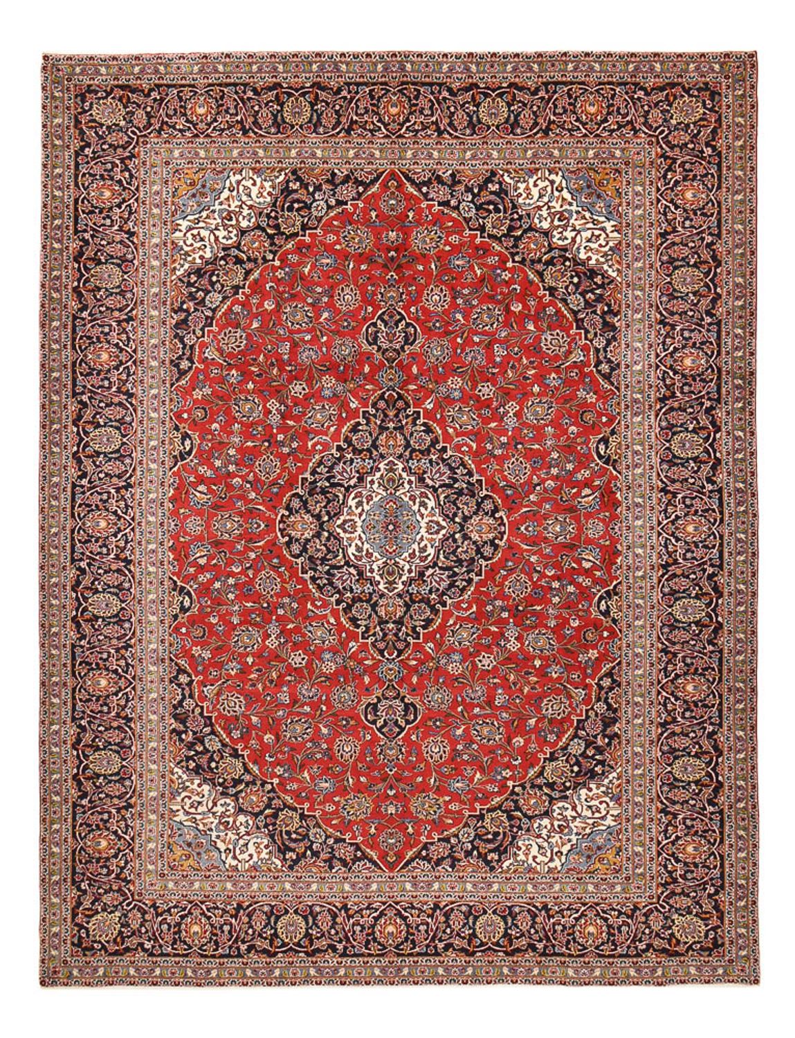 Perser Rug - Keshan - 395 x 297 cm - red