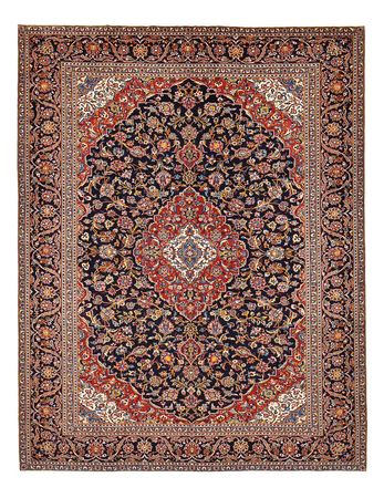 Perser Rug - Keshan - 381 x 292 cm - dark blue