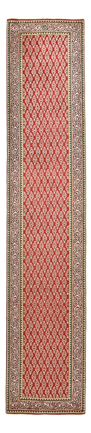 Runner Perser Rug - Tabriz - 381 x 73 cm - rust