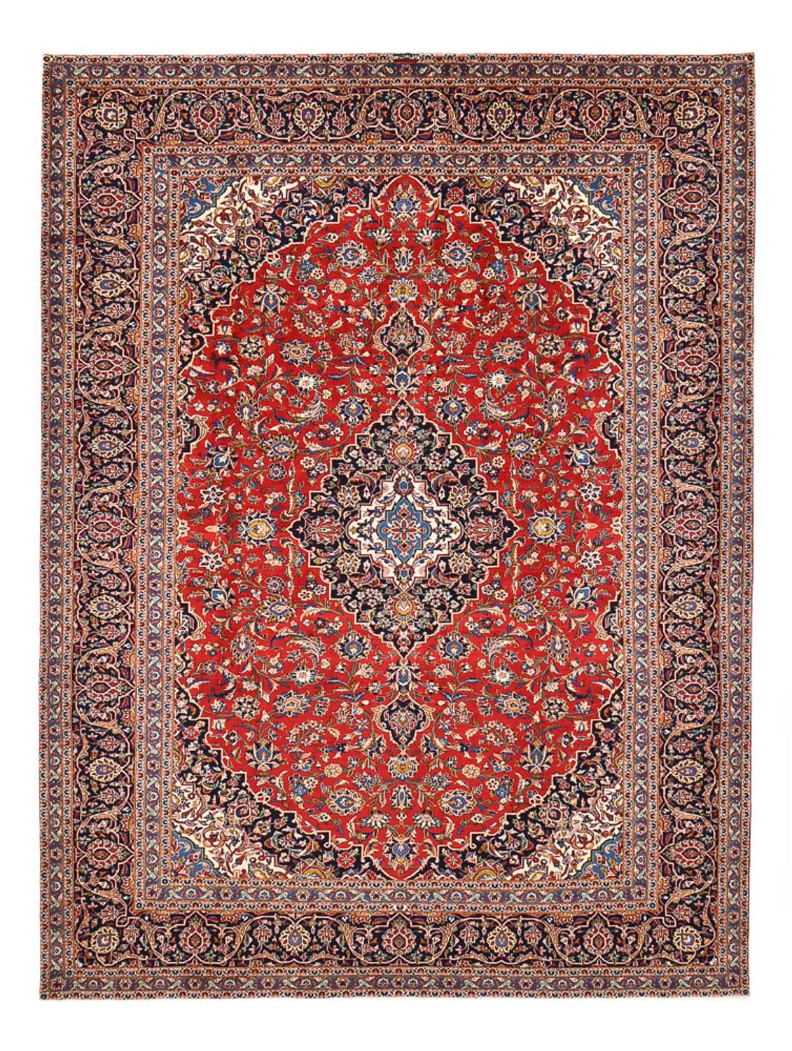 Perser Rug - Keshan - 383 x 273 cm - red