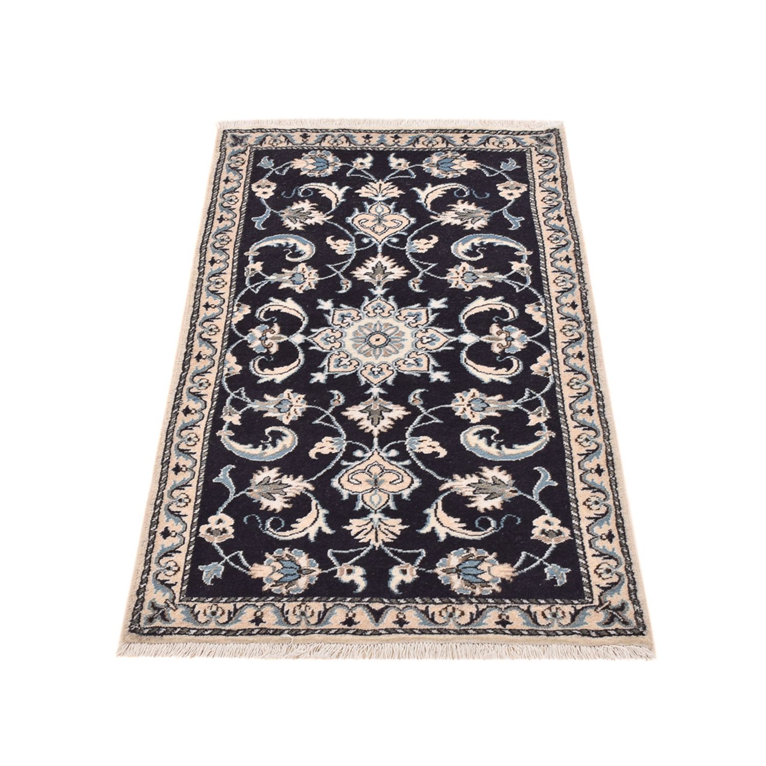 Perser Rug - Nain - 137 x 71 cm - dark blue