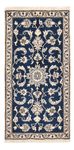 Perser Rug - Nain - 138 x 67 cm - dark blue