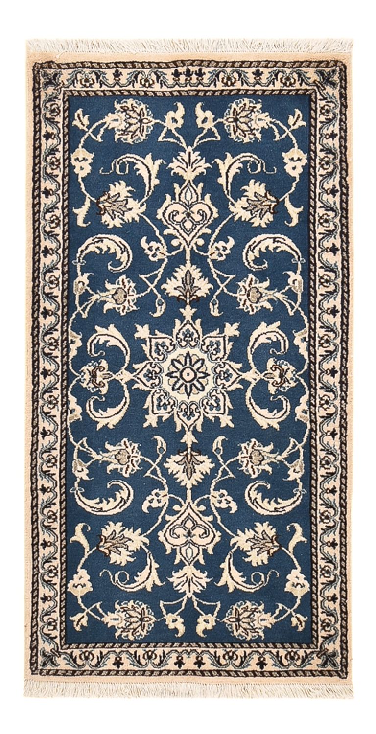 Perser Rug - Nain - 133 x 70 cm - petrol blue