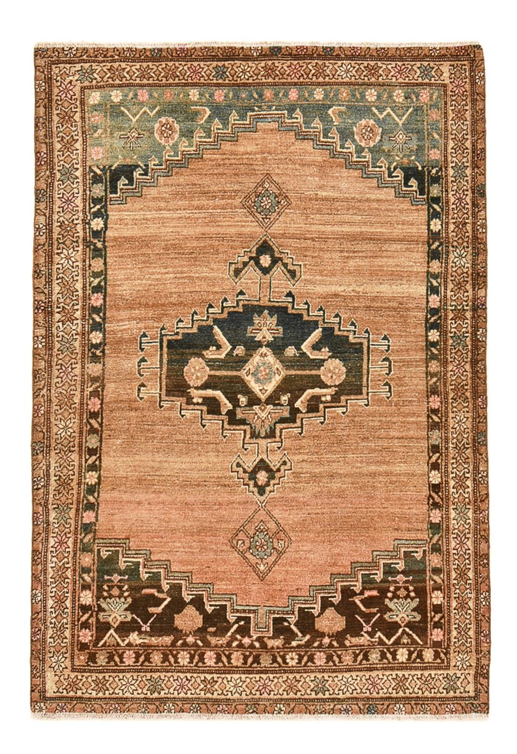 Vintage Rug - 186 x 126 cm - light red