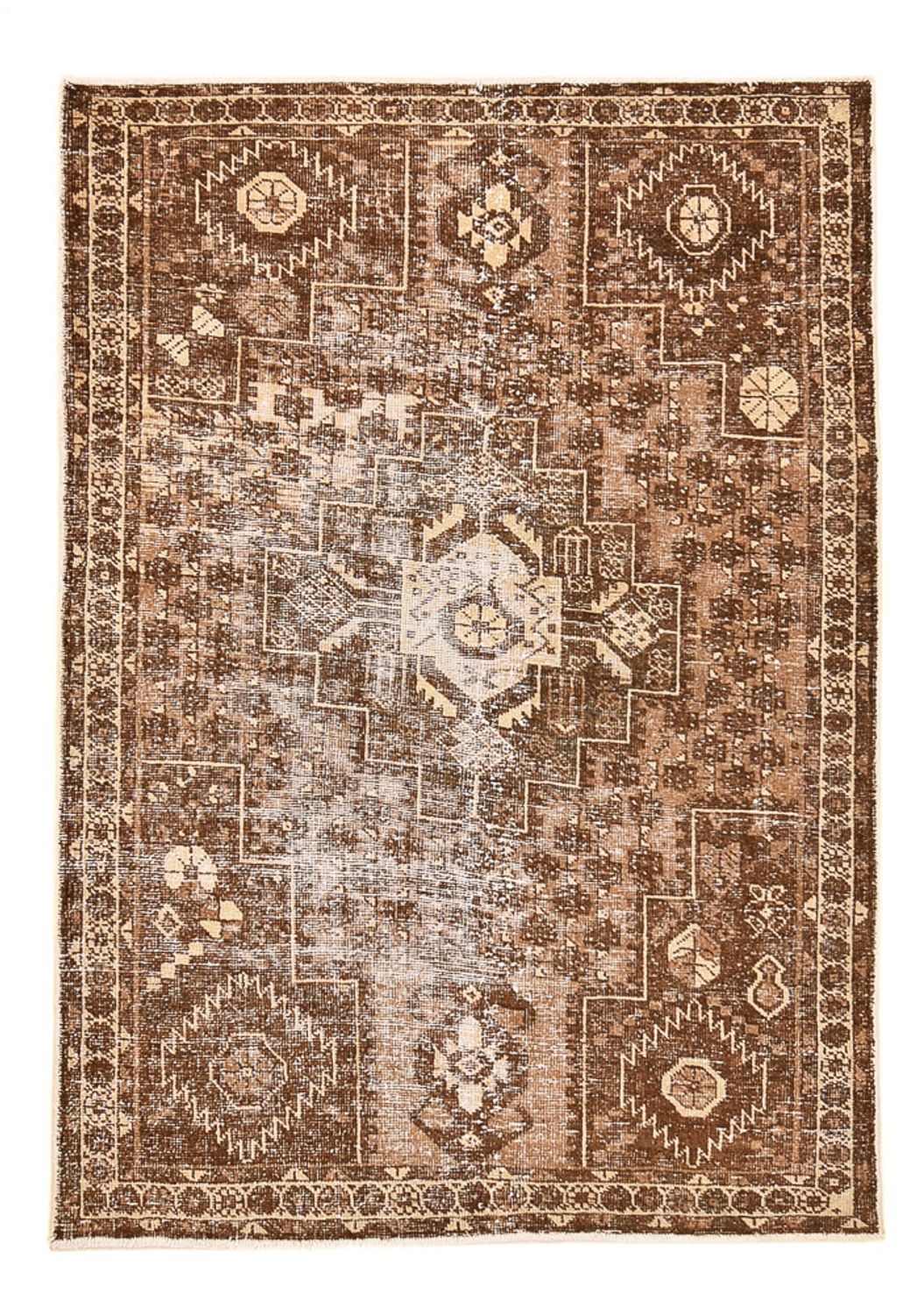 Vintage Rug - 175 x 122 cm - dark beige