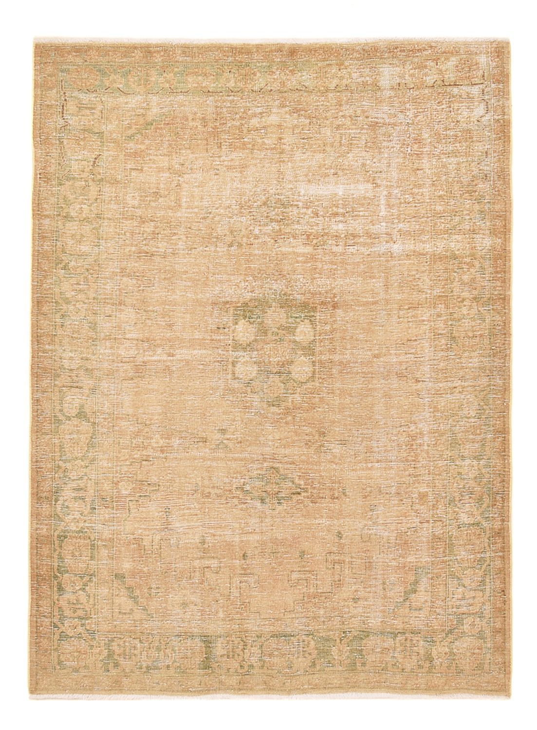 Vintage Rug - 206 x 145 cm - dark beige