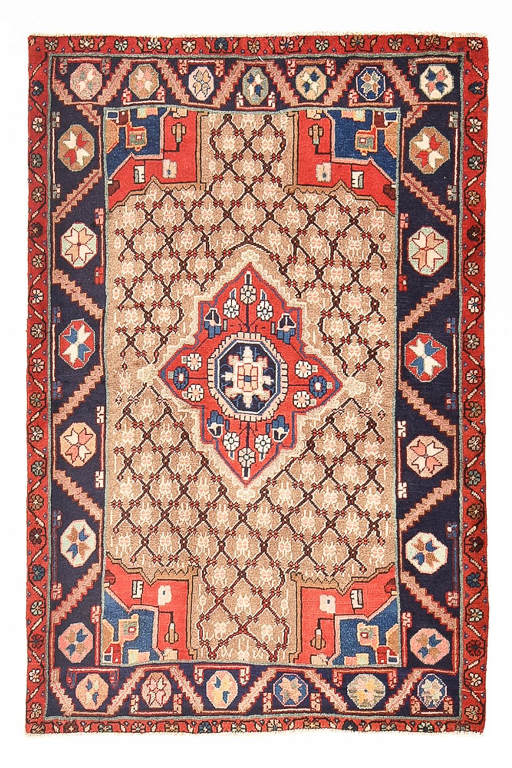 Perser Rug - Nomadic - 146 x 97 cm - multicolored