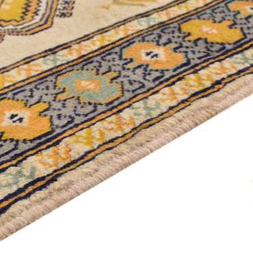 Runner Turkaman Rug - 215 x 65 cm - light green