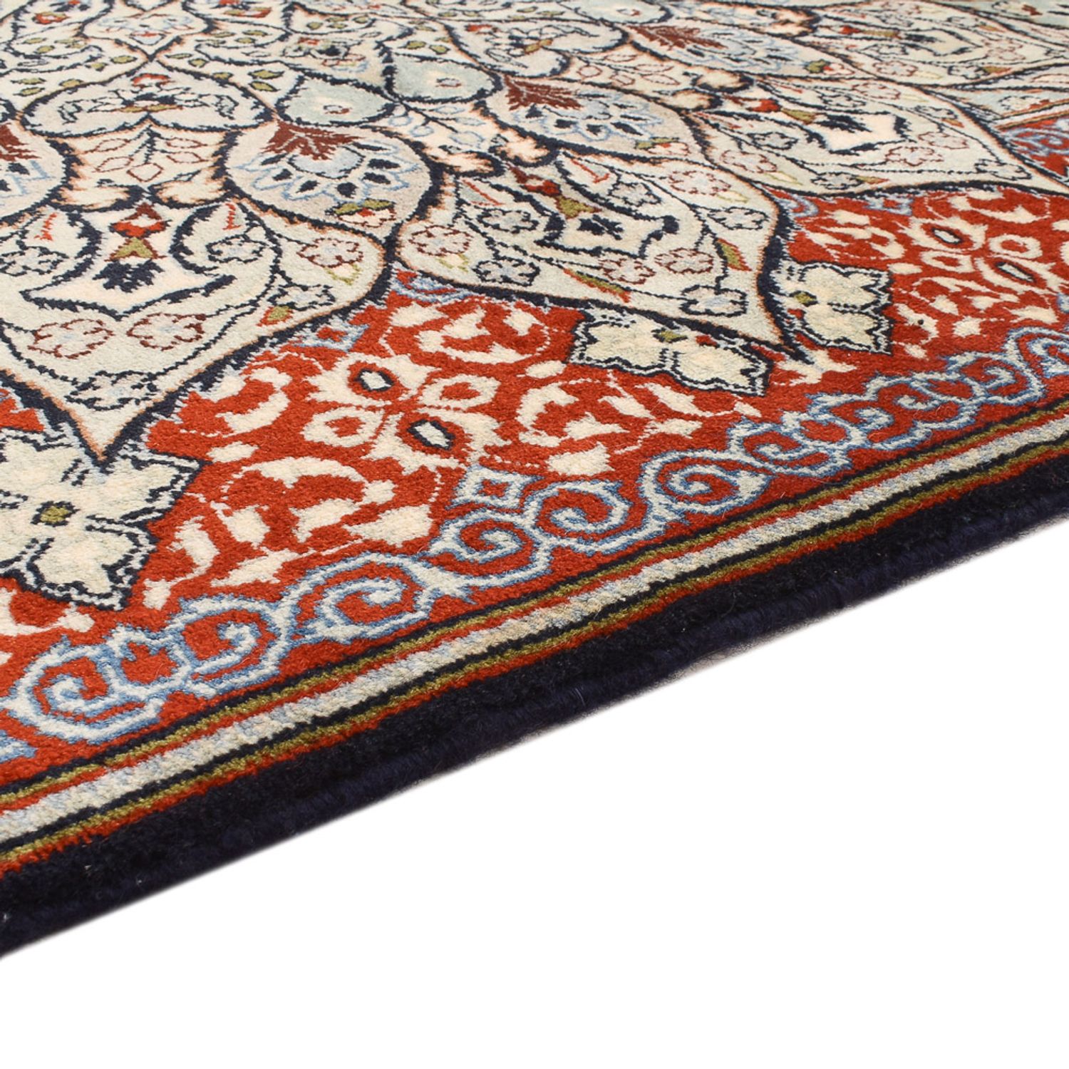 Perser Rug - Keshan - 228 x 147 cm - light grey