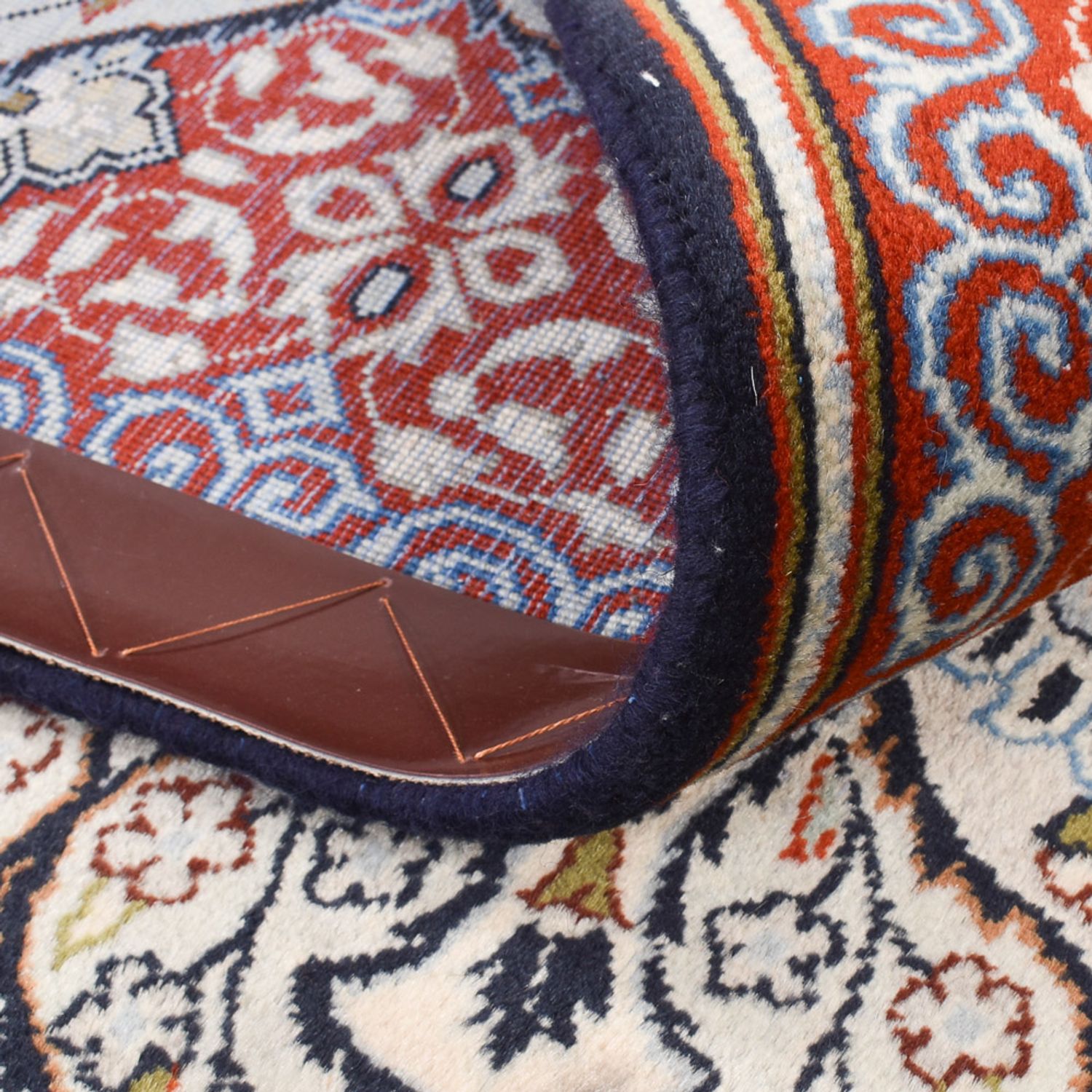 Perser Rug - Keshan - 228 x 147 cm - light grey