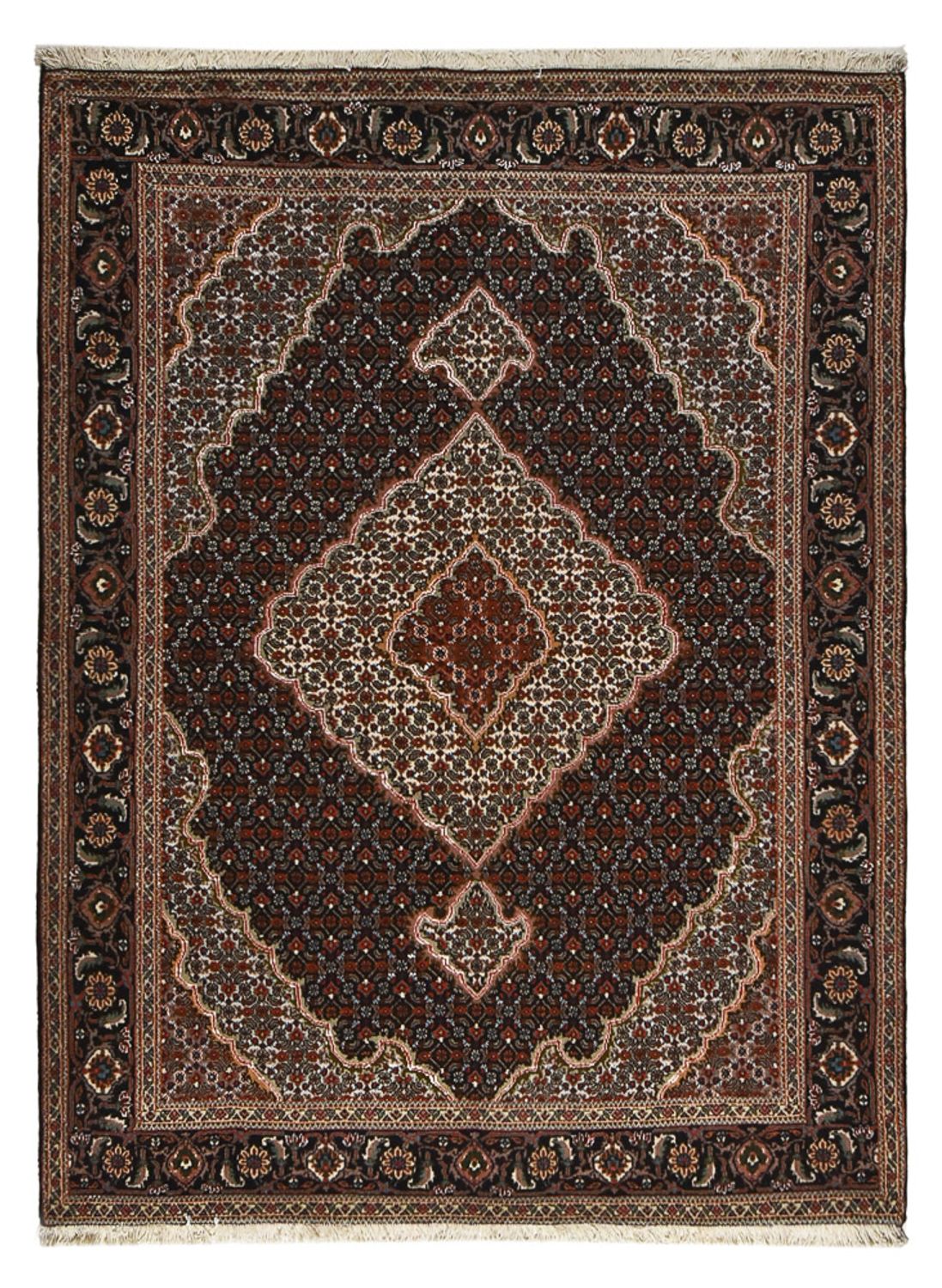 Perser Rug - Tabriz - Royal - 202 x 153 cm - dark brown