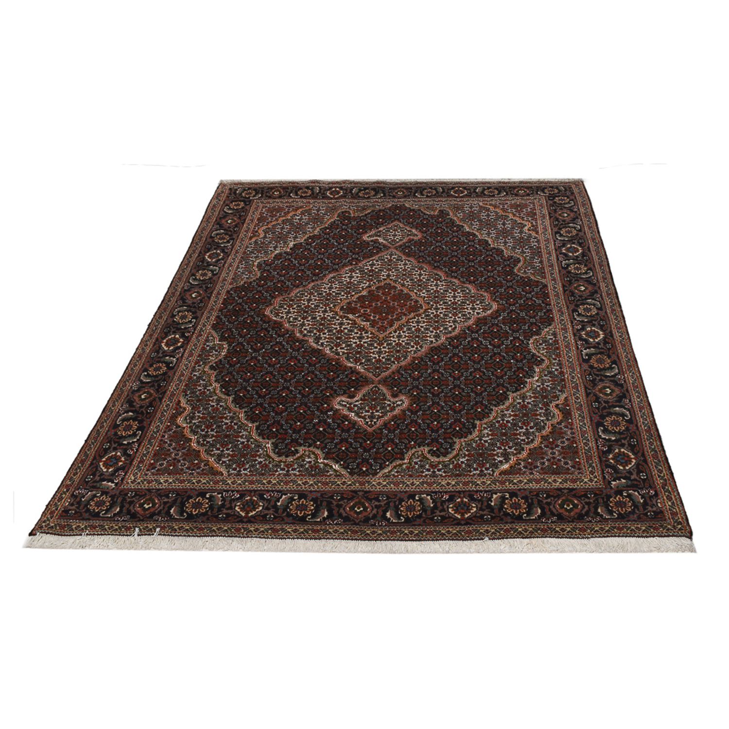 Perser Rug - Tabriz - Royal - 202 x 153 cm - dark brown