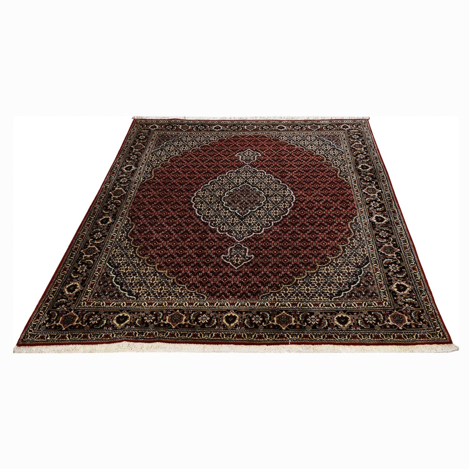 Perser Rug - Tabriz - Royal - 202 x 154 cm - dark red