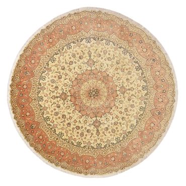 Perser Rug - Tabriz - Premium round  - 310 x 310 cm - beige