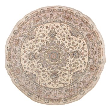 Perser Rug - Tabriz - Royal round  - 303 x 303 cm - beige