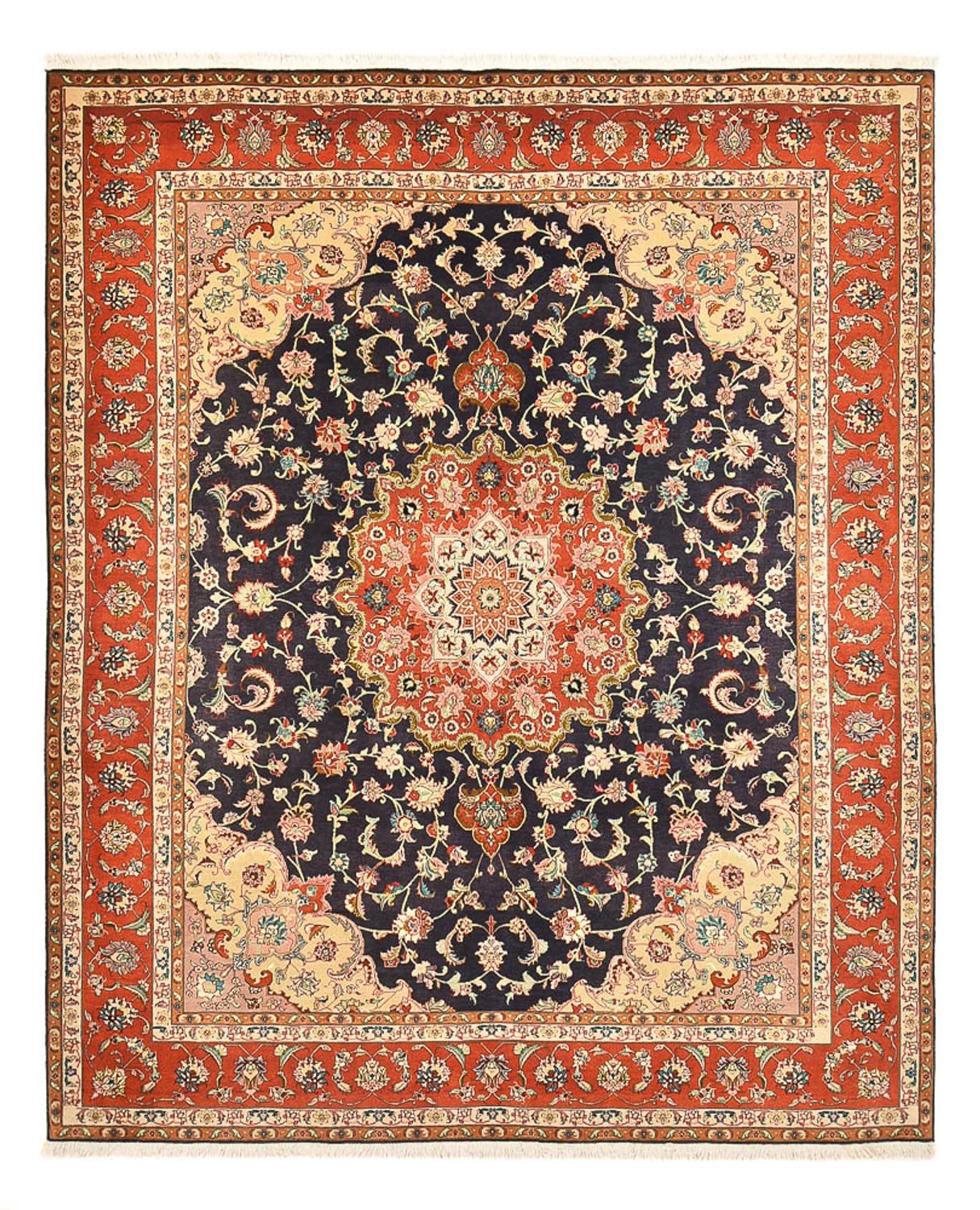 Perser Rug - Tabriz - Royal - 255 x 205 cm - dark blue