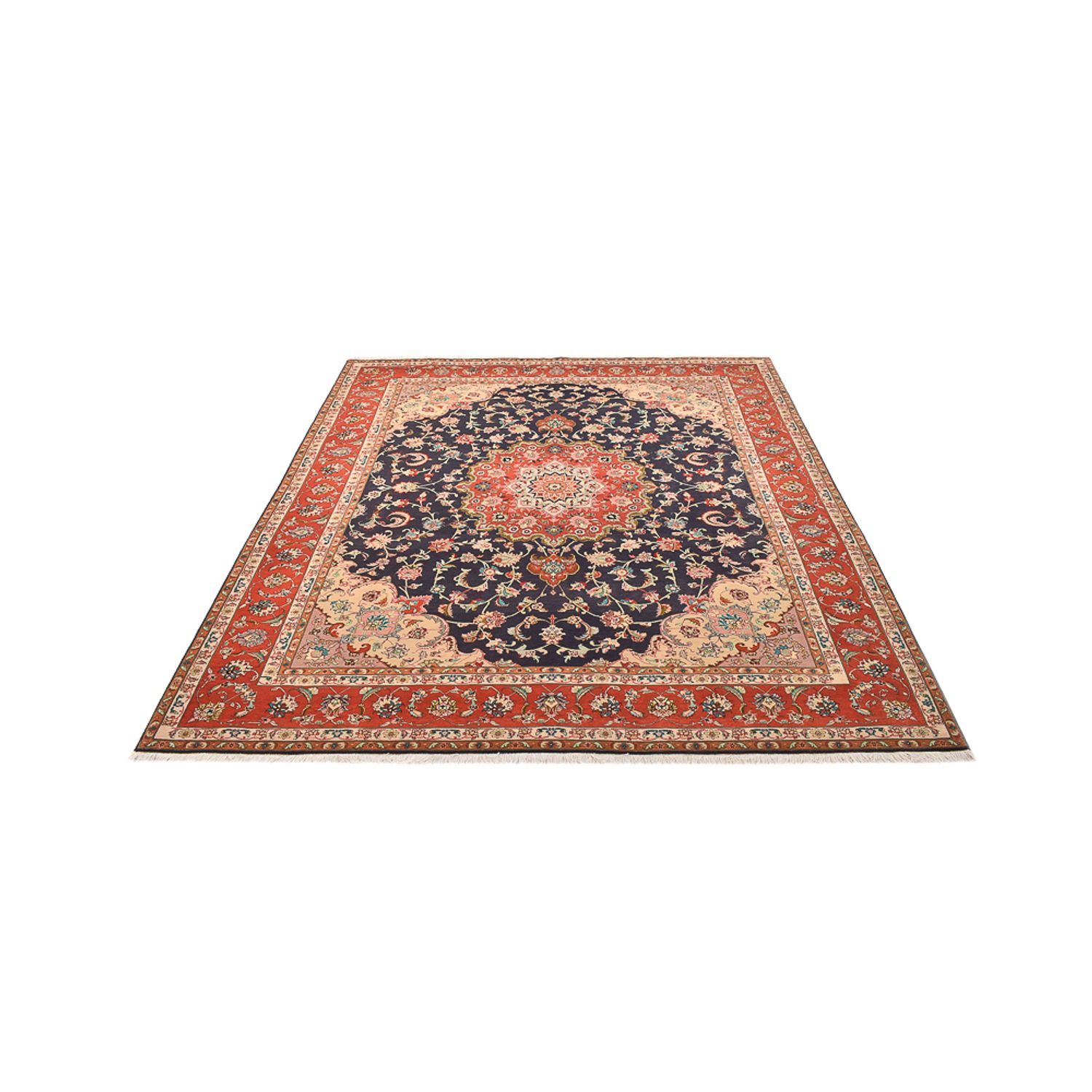 Perser Rug - Tabriz - Royal - 255 x 205 cm - dark blue