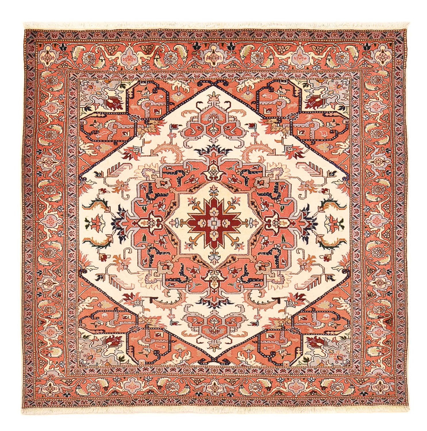 Perser Rug - Tabriz - Royal square  - 207 x 205 cm - cream