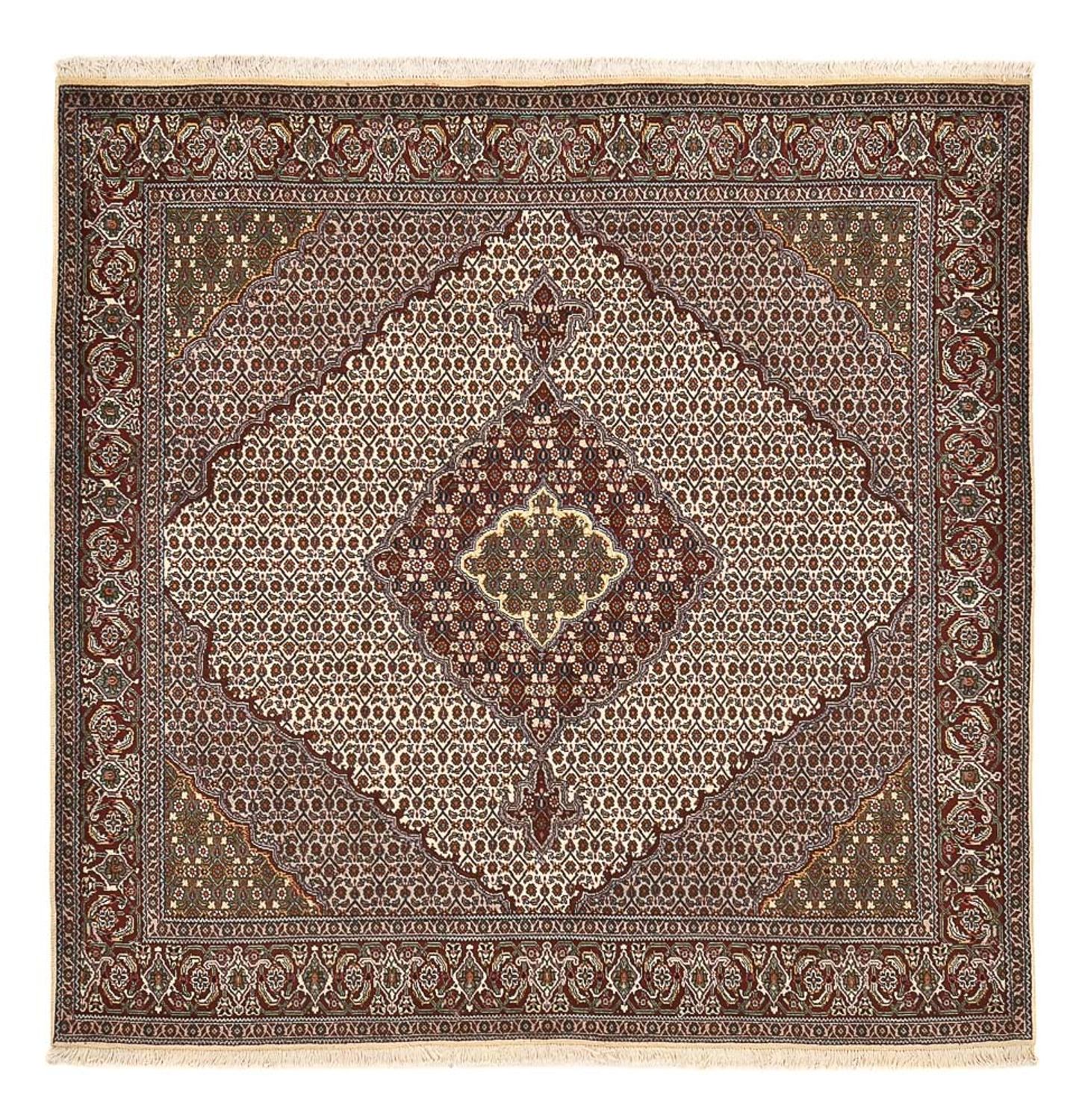 Perser Rug - Tabriz - Royal square  - 205 x 202 cm - brown