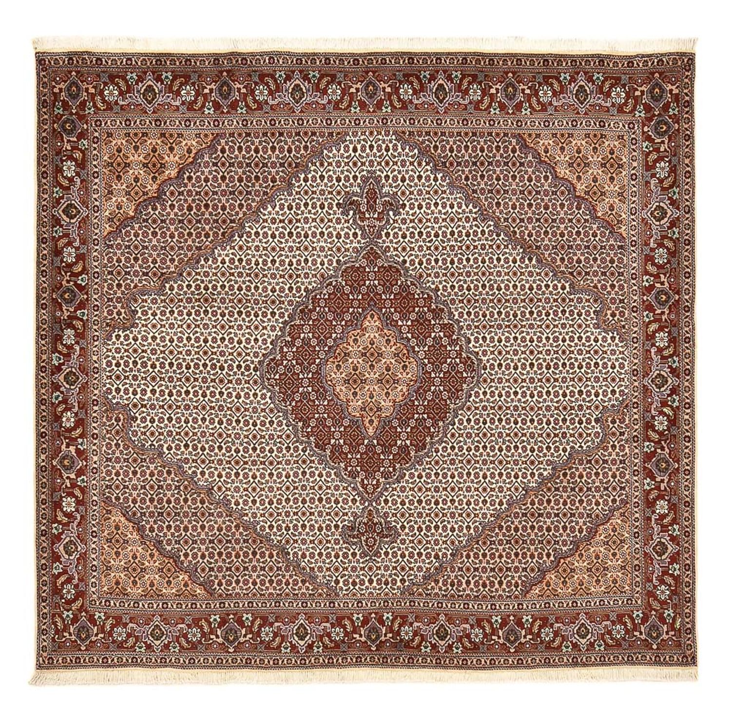 Perser Rug - Tabriz - Royal square  - 204 x 198 cm - light brown