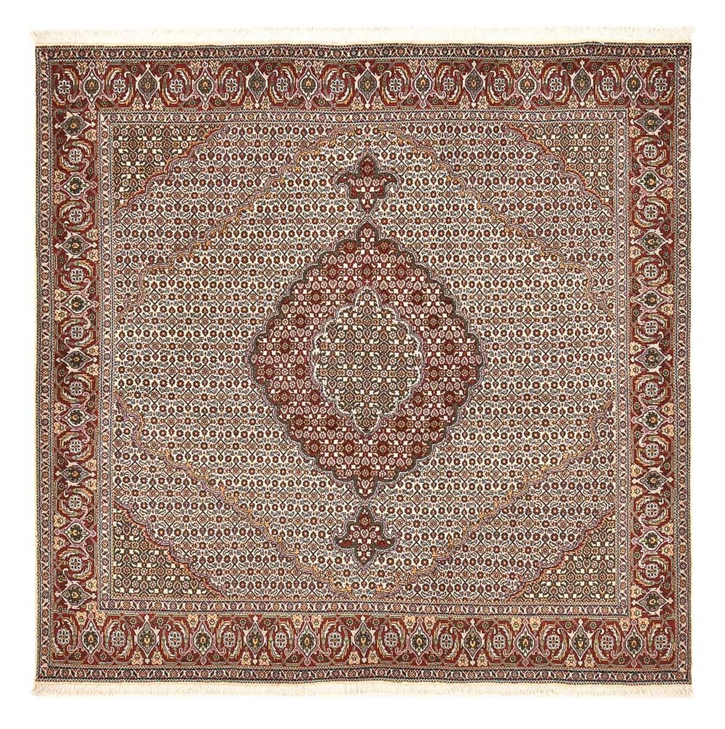 Perser Rug - Tabriz - Royal square  - 205 x 204 cm - light brown