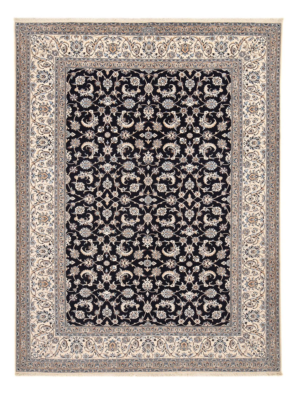 Perser Rug - Nain - Premium - 342 x 258 cm - dark blue