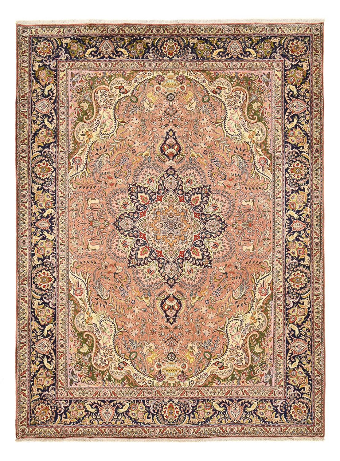 Perser Rug - Tabriz - Royal - 350 x 254 cm - salmon