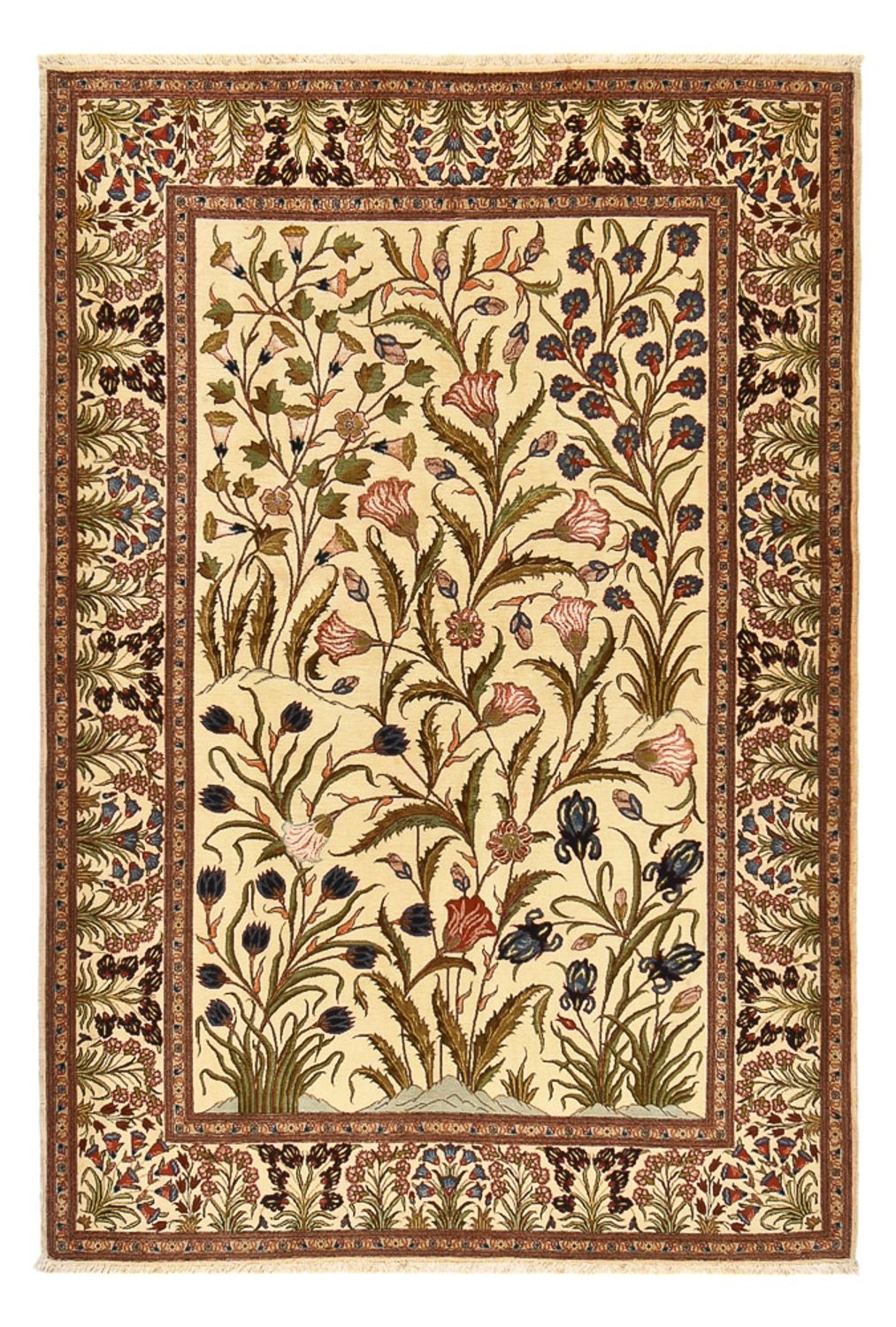 Perser Rug - Ghom - Royal - 202 x 136 cm - light beige