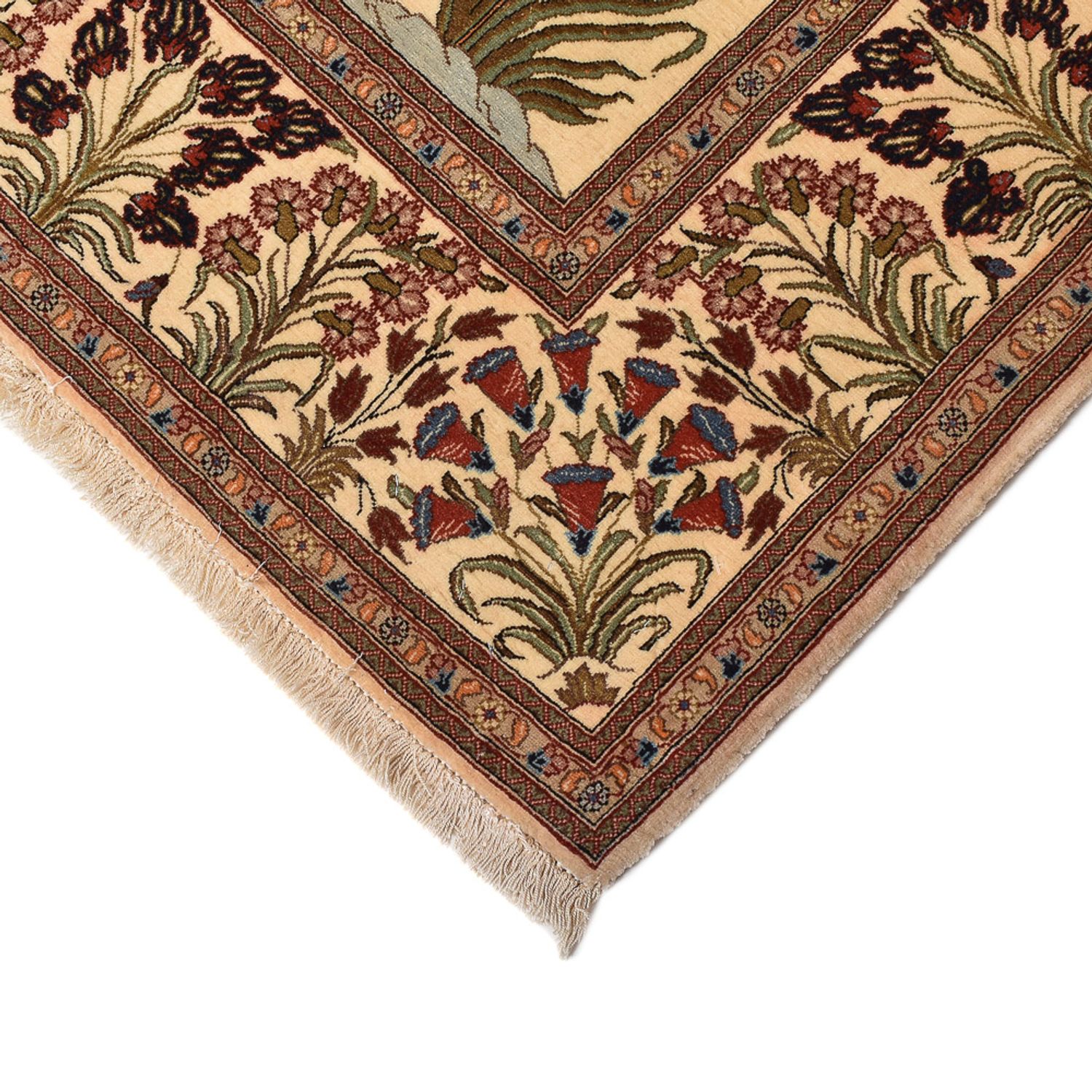 Perser Rug - Ghom - Royal - 202 x 136 cm - light beige