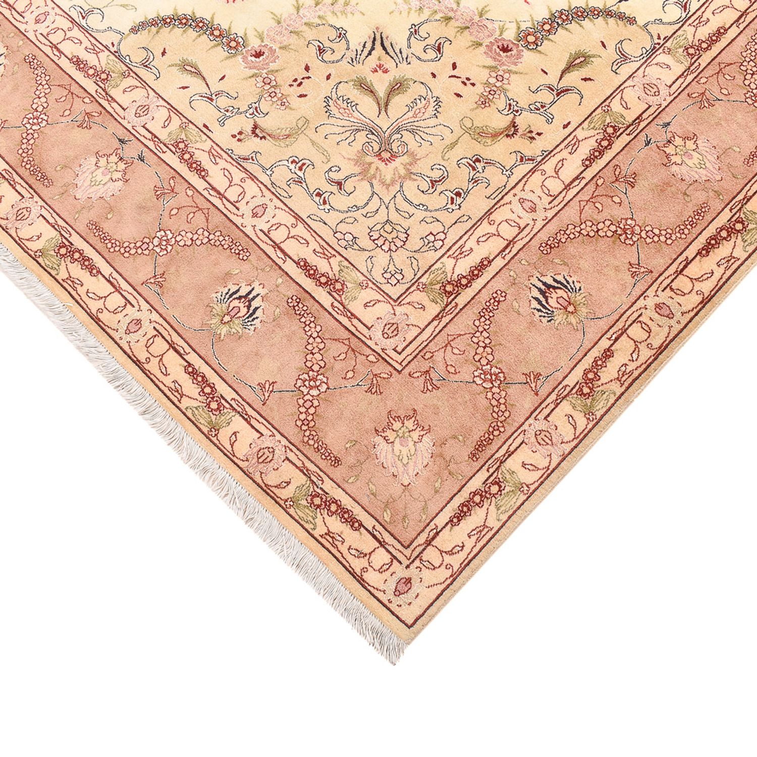 Perser Rug - Tabriz - Royal - 300 x 200 cm - light beige