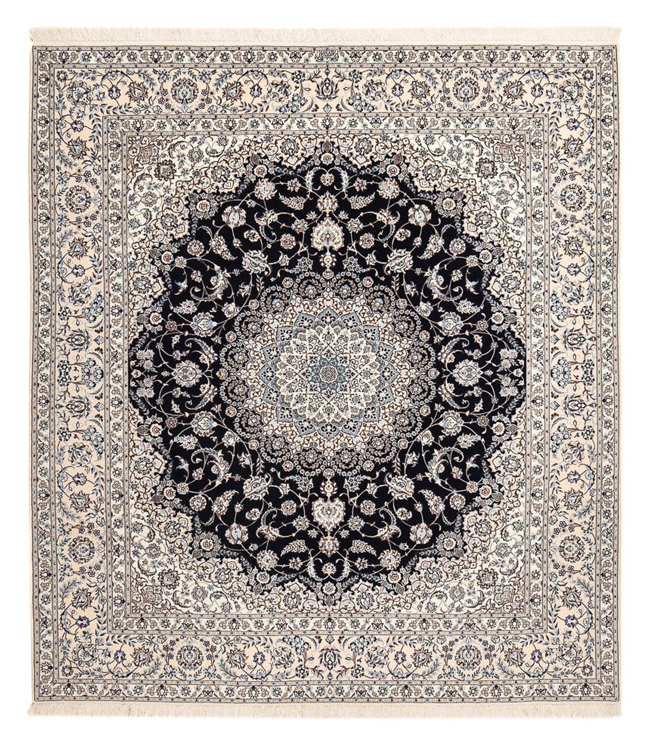 Perser Rug - Nain - Premium - 300 x 254 cm - dark blue