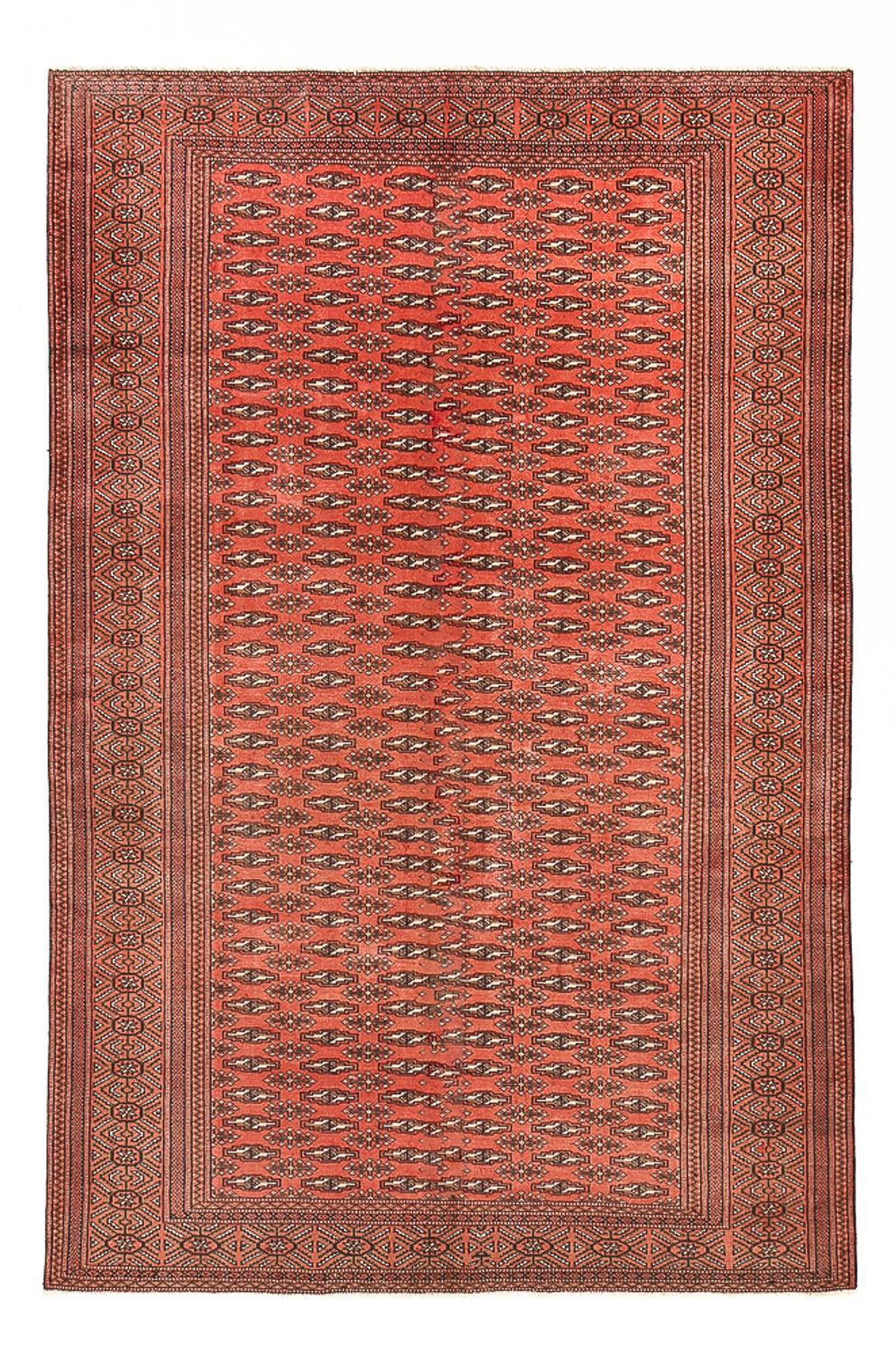 Turkaman Rug - 289 x 191 cm - red