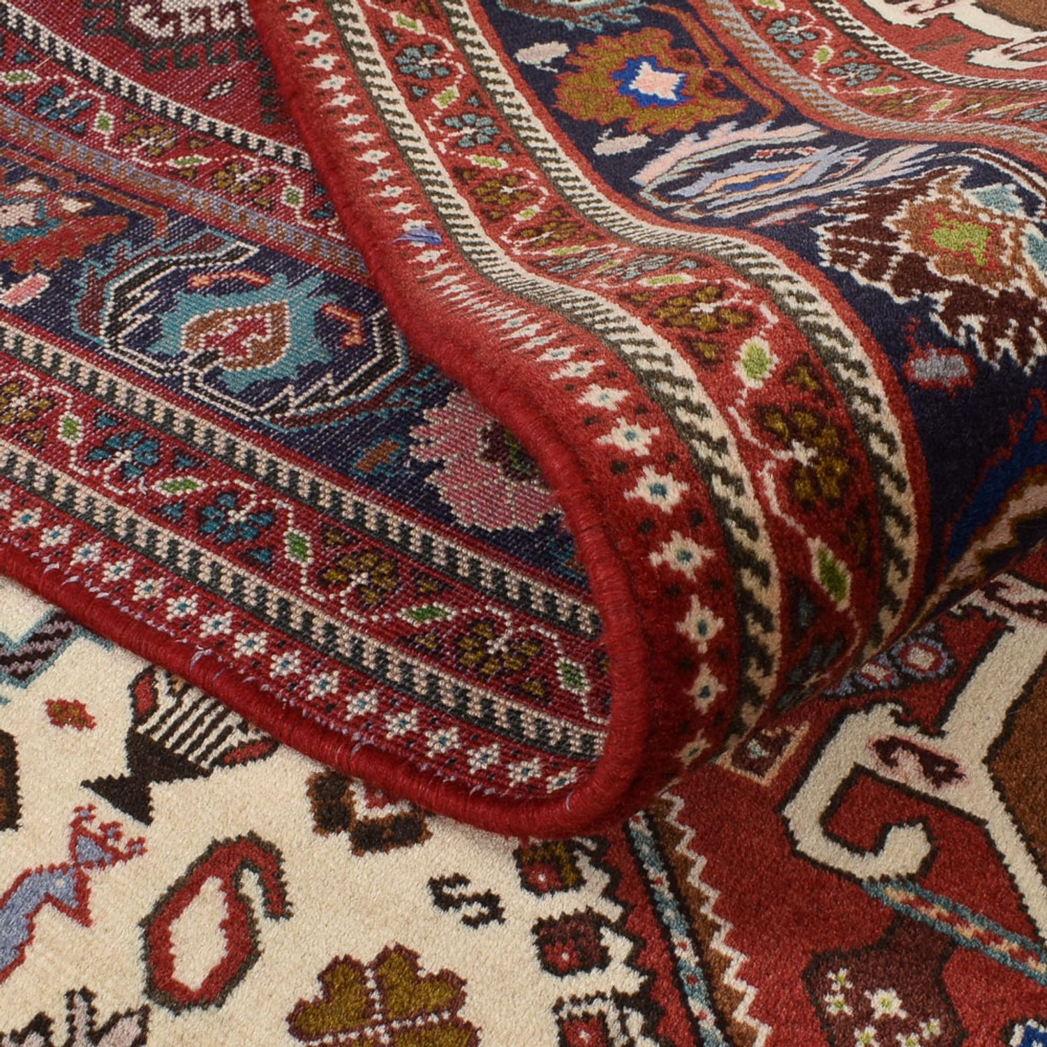 Gabbeh Rug - Kashkuli Perser - 302 x 208 cm - beige