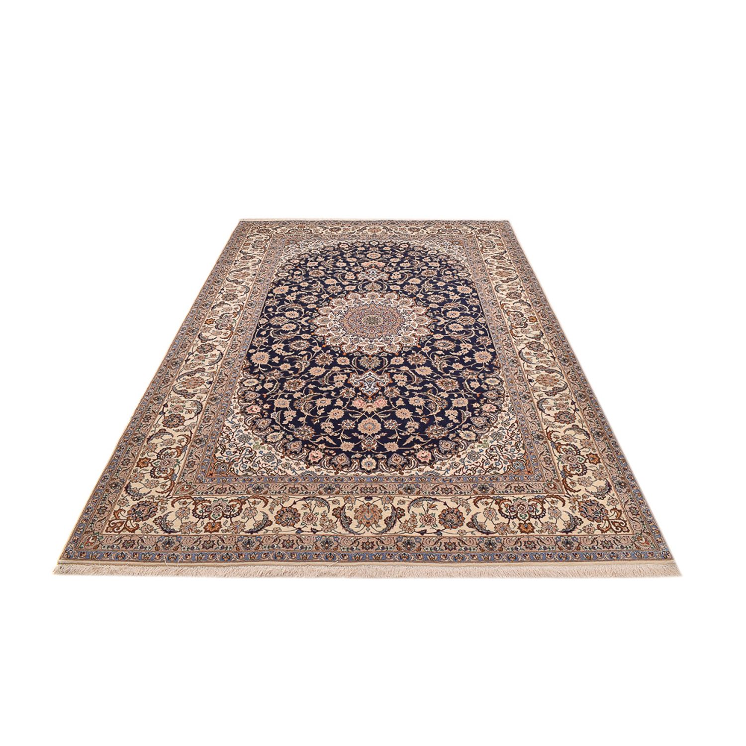 Perser Rug - Isfahan - Premium - 306 x 202 cm - dark blue