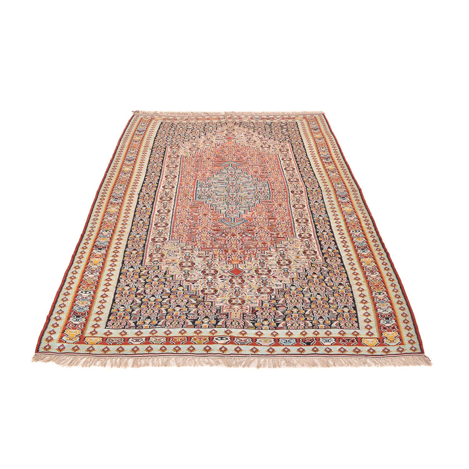 Kelim Rug - Oriental - 250 x 160 cm - light red