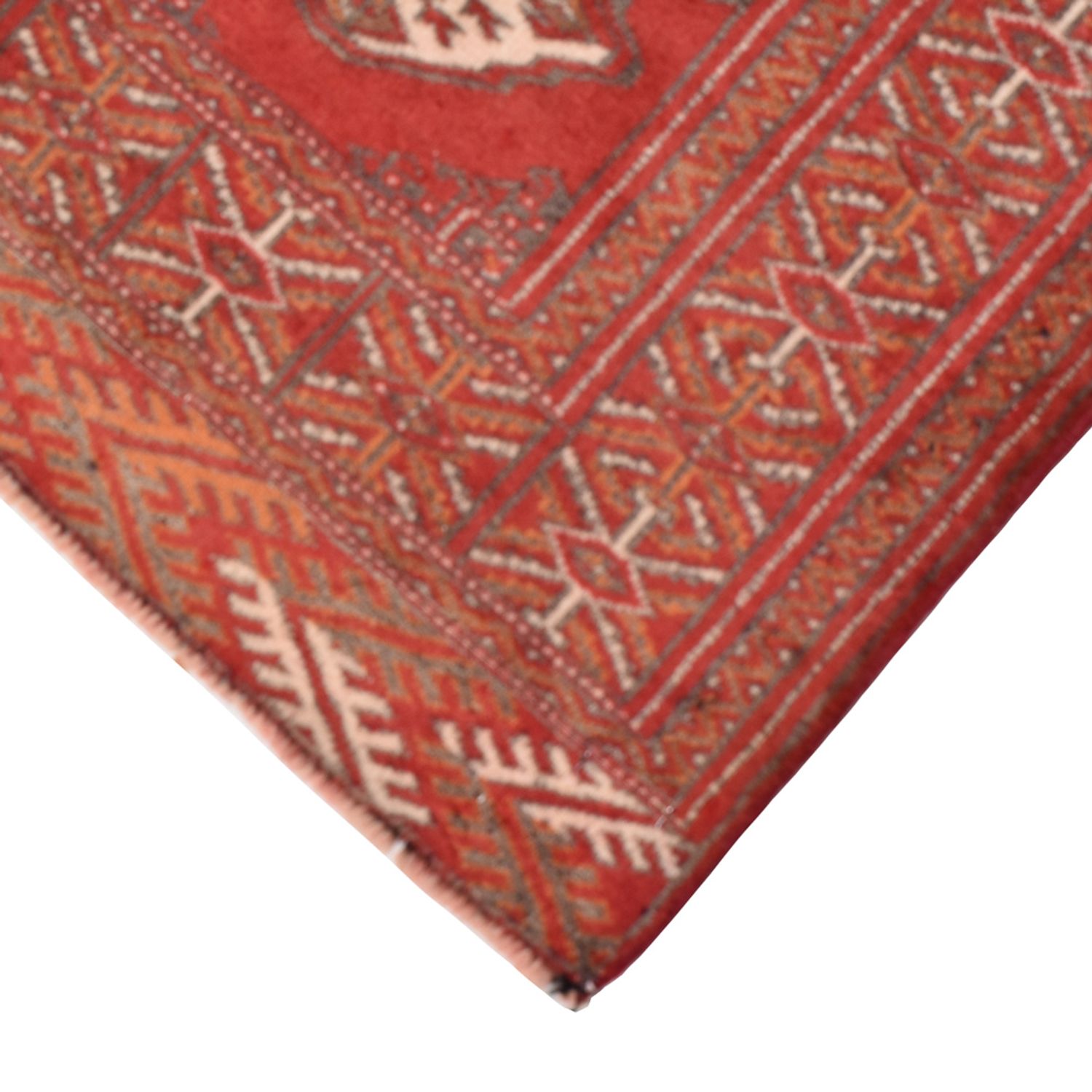 Turkaman Rug - 167 x 115 cm - red