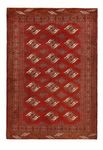 Turkaman Rug - 167 x 115 cm - red