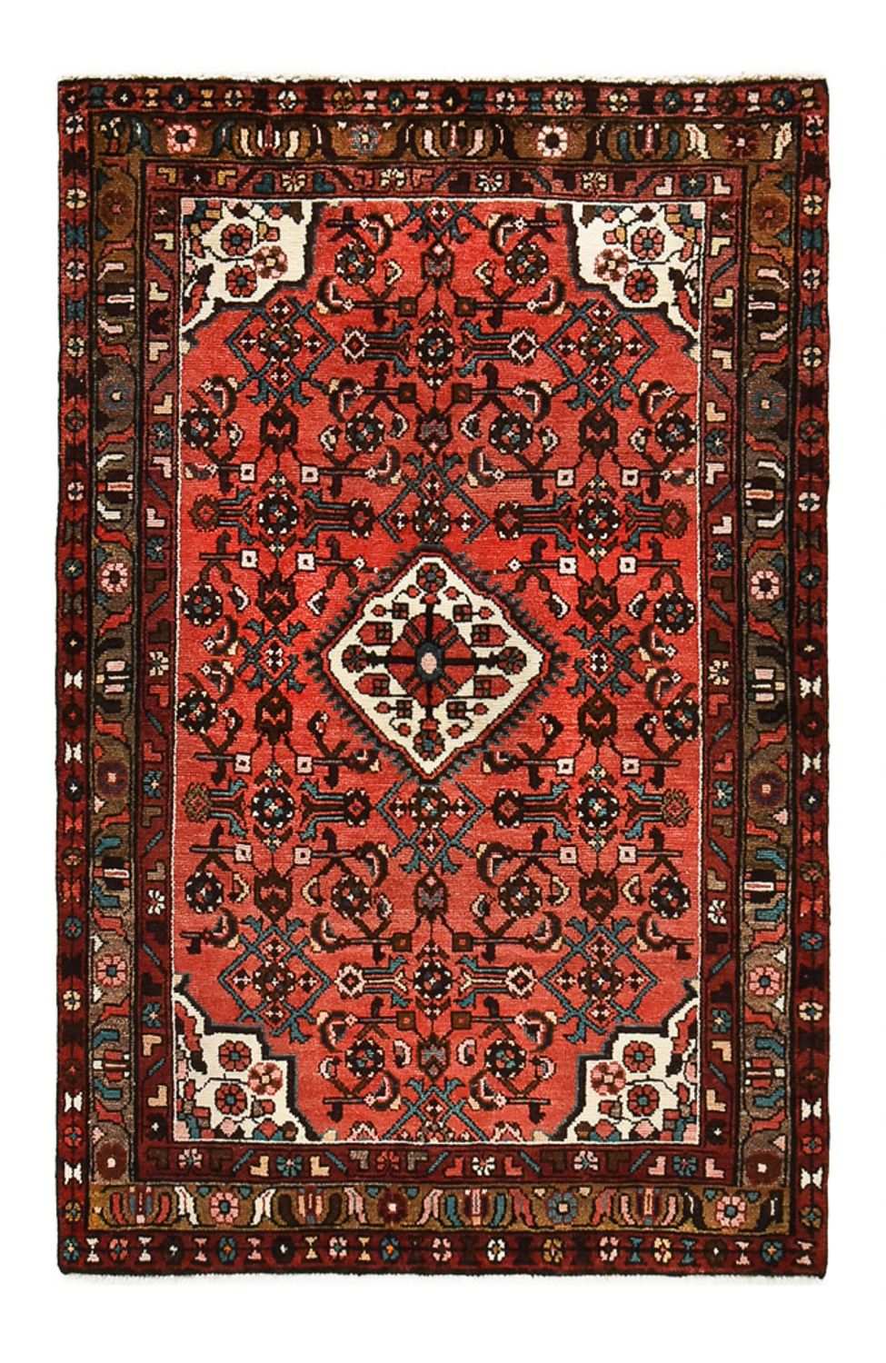 Perser Rug - Nomadic - 154 x 100 cm - light red