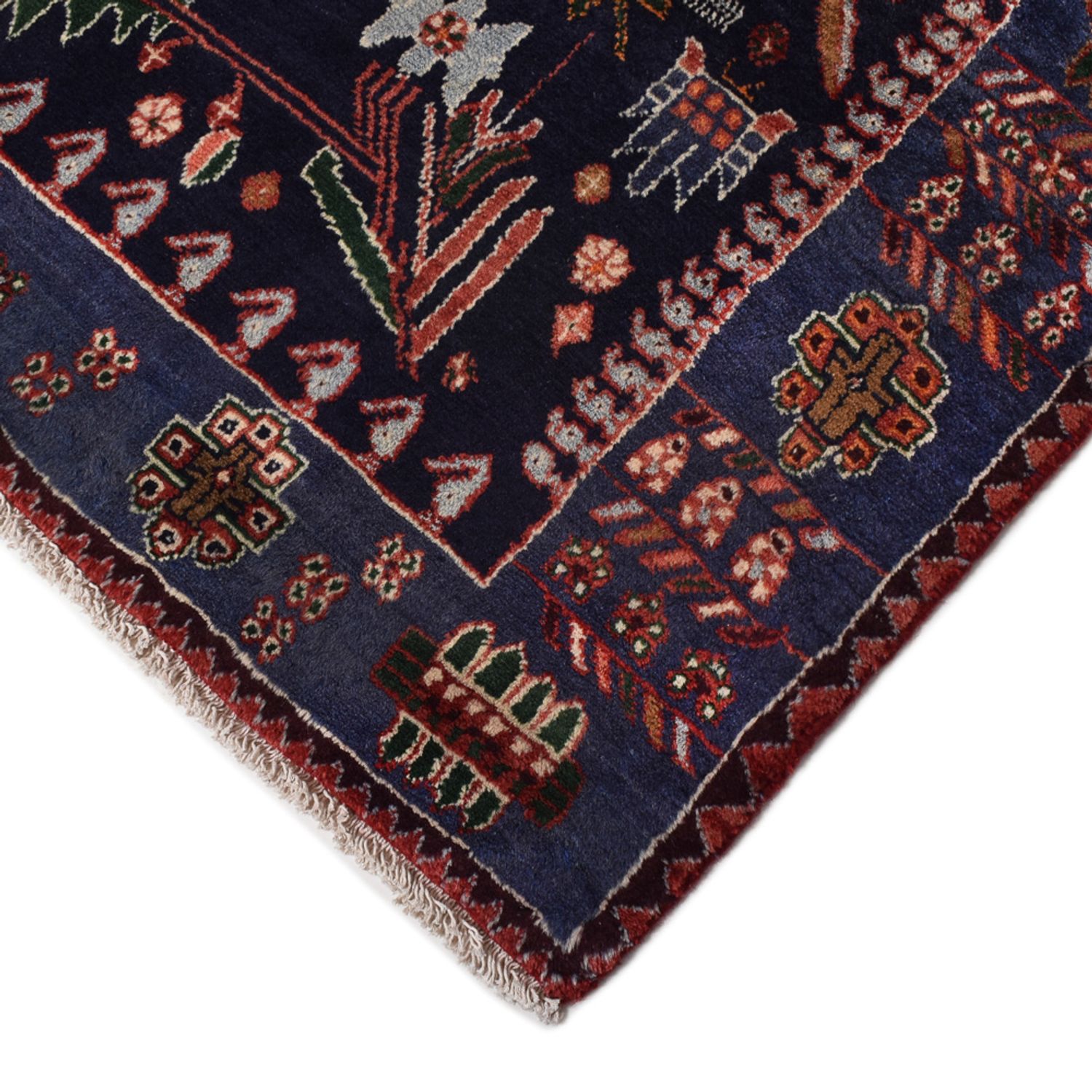 Runner Perser Rug - Nomadic - 382 x 168 cm - dark red