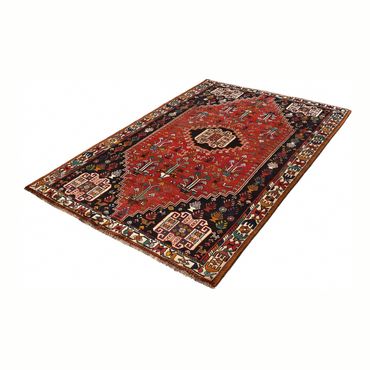 Perser Rug - Nomadic - 252 x 160 cm - dark red