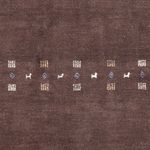 Gabbeh Rug - Loribaft Perser - 230 x 160 cm - dark beige