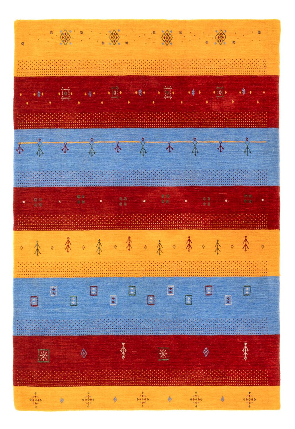 Gabbeh Rug - Loribaft Softy - 180 x 120 cm - multicolored