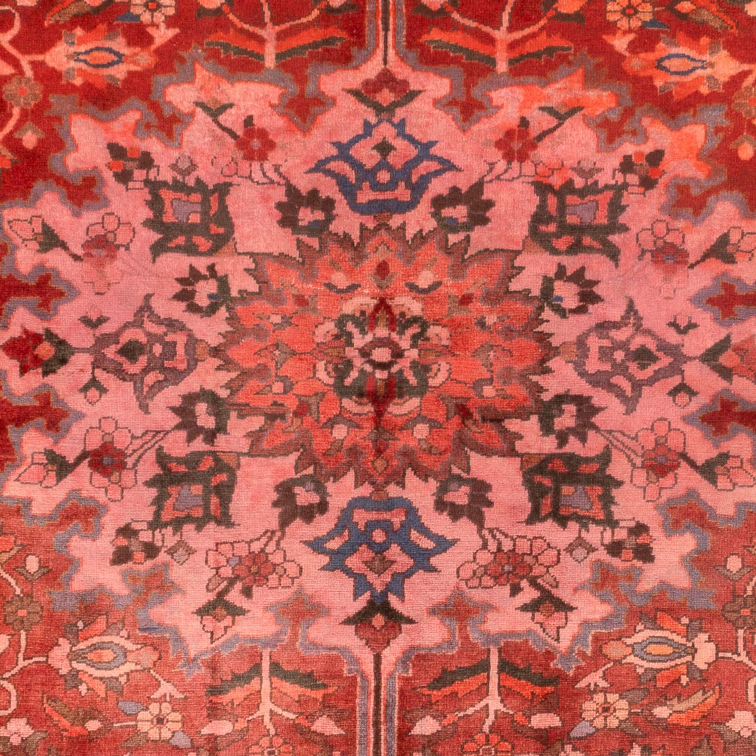 Perser Rug - Nomadic - 210 x 162 cm - light red