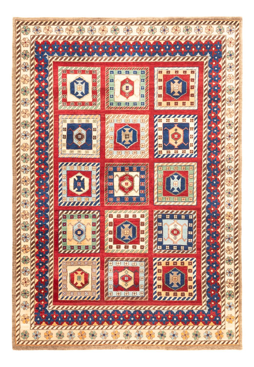 Gabbeh Rug - Loribaft Indus - 241 x 168 cm - multicolored