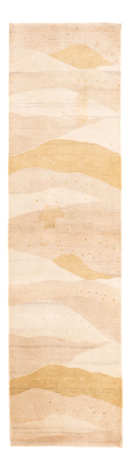 Runner Gabbeh Rug - Indus - 234 x 75 cm - light beige